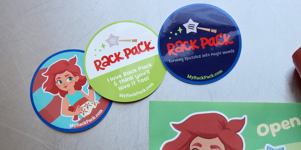 3 collector stickers